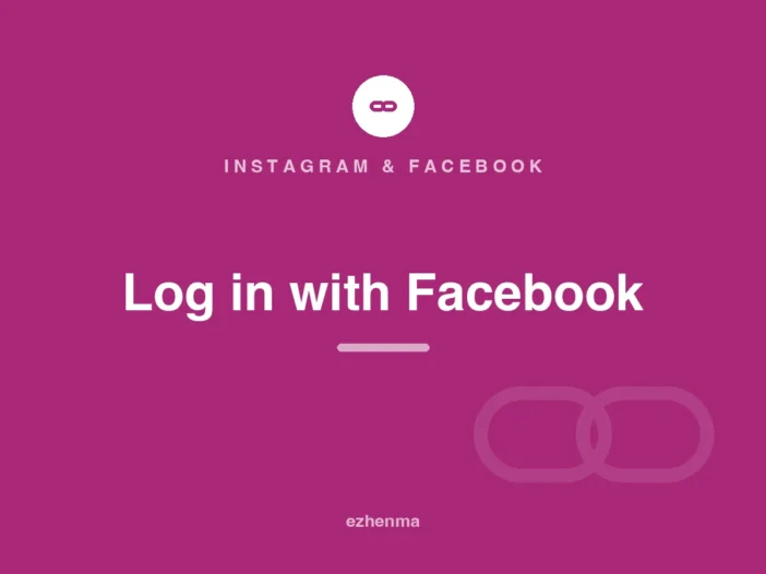 Log in to Instagram with your Facebook account