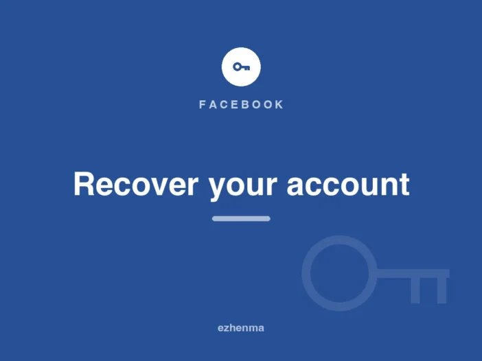 Facebook account recovery process