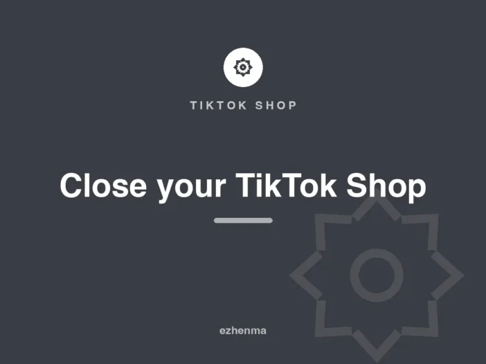 Close your TikTok Shop card