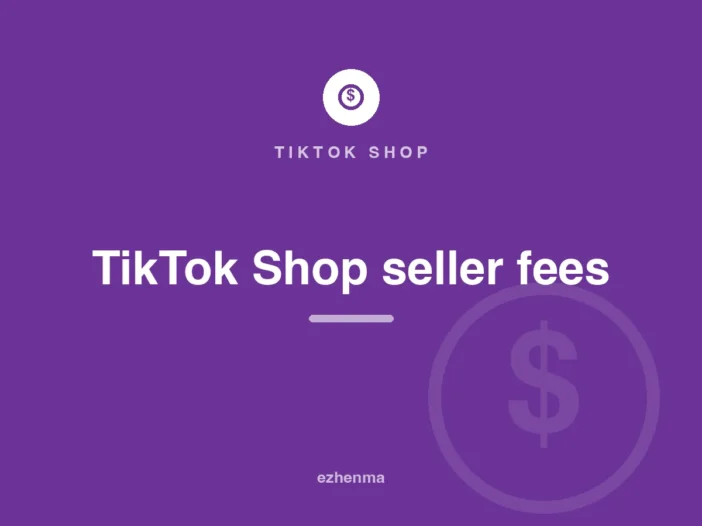 TikTok Shop seller fees card