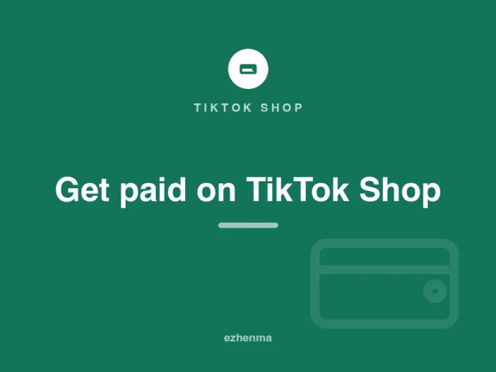 Get paid on TikTok Shop card