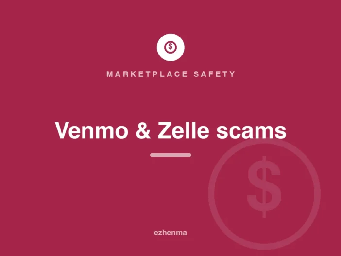 Venmo and Zelle scams on Facebook Marketplace